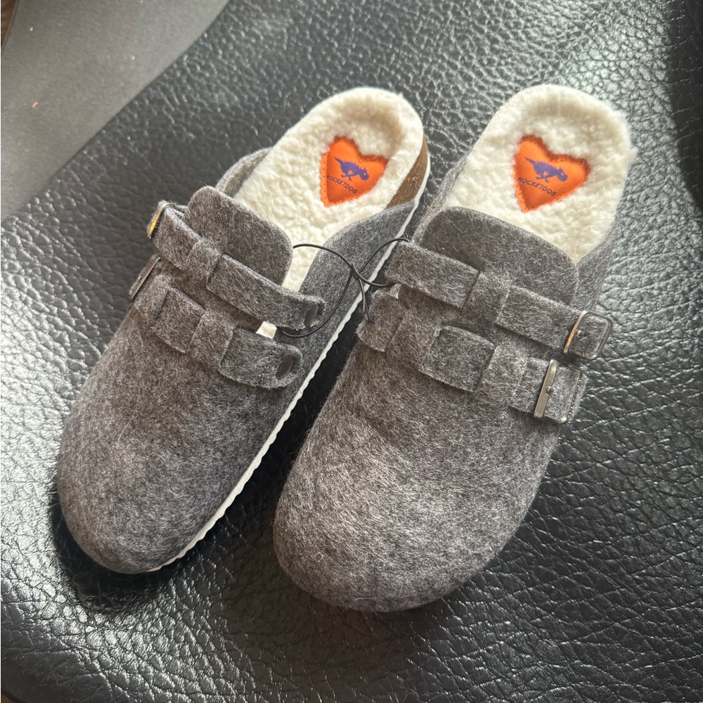 New grey clogs